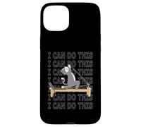 Custodia per iPhone 15 Plus Pilates cat Reformer Pilates Posso fare questa motivazione