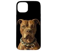 Custodia per iPhone 15 Plus Pitbull Bulldog Pittie Cane American Pit Bull Terrier