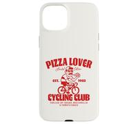 Custodia per iPhone 15 Plus Pizza Lover Cycling Club Bici da Corsa Pizza