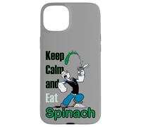 Custodia per iPhone 15 Plus Popeye The Sailor Man Keep Calm & Eat Spinaci Retro Fumetto