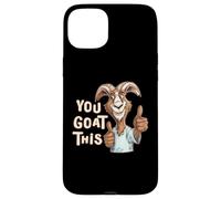 Custodia per iPhone 15 Plus Positivo Inspirational Motivational You Goat This Funny Pun