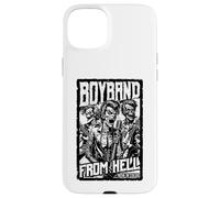 Custodia per iPhone 15 Plus Poster divertente con musica di Halloween e film horror