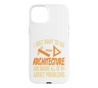 Custodia per iPhone 15 Plus Preferisco Fare Architettura Non Affrontare Problemi