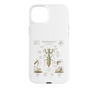 Custodia per iPhone 15 Plus Pregare Mantide Anatomia Vintage Field Guide Art