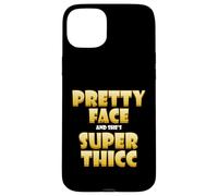 Custodia per iPhone 15 Plus Pretty Face And Shes Super Thicc Funny Video THICK MEME