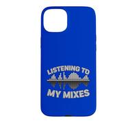 Custodia per iPhone 15 Plus Produttore musicale DJ Ascolto dei miei mix Sound Wave