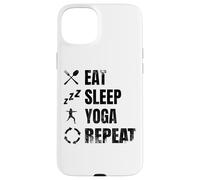 Custodia per iPhone 15 Plus Programma giornaliero di yoga Esercizio di yoga