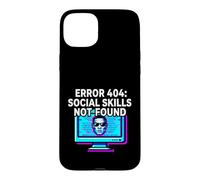 Custodia per iPhone 15 Plus Programmer Introvert Error 404 Social Skills Not Found