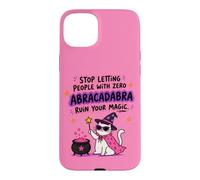 Custodia per iPhone 15 Plus Proteggi il tuo gatto magico