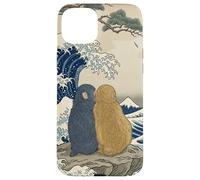 Custodia per iPhone 15 Plus Punch & Momo-chan New Love Wave Art Humor