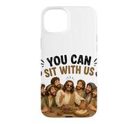 Custodia per iPhone 15 Plus Puoi sederti con noi Gesù e dodici apostoli Comfort Color