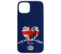 Custodia per iPhone 15 Plus Queen Elizabeth II save the queen memoriam 1926 - 2022 Love