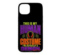 Custodia per iPhone 15 Plus Questo è il mio costume umano Sono davvero un demone