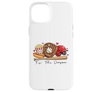 Custodia per iPhone 15 Plus Questo gioco di baseball della stagione - Eat Sleep Baseball Repeat