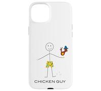 Custodia per iPhone 15 Plus Ragazzo divertente del pollo degli uomini, allevamento di pollo del ragazzo