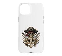 Custodia per iPhone 15 Plus Raise Hell & Set Sail Pirate Skull - Avventura nautica