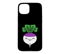 Custodia per iPhone 15 Plus Rapa vegetali divertenti alimenti alimentari semplice rapa