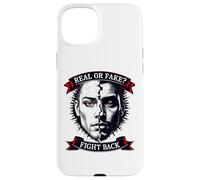 Custodia per iPhone 15 Plus Reale o Falso Cercatore di Verità Graphic Tee Domanda Realtà