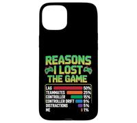 Custodia per iPhone 15 Plus Reasons I Lost The Game - Funny Video Gamer Gaming Humor