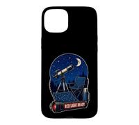 Custodia per iPhone 15 Plus RED LIGHT READY Notte di Astronomia Telescopio Attrezzatura