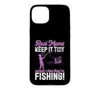 Custodia per iPhone 15 Plus Reel Moms Keep It Tidy Fishing Mom