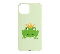 Custodia per iPhone 15 Plus Regalo principe ranocchio, carino rana con corona fiaba design