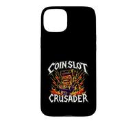 Custodia per iPhone 15 Plus Retro Arcade Gamer Coinslot Crusader