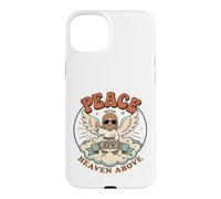 Custodia per iPhone 15 Plus Retro Gesù Angelo Ali Groovy Christian