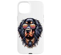 Custodia per iPhone 15 Plus Retrò Occhiali Da Sole Gordon Setter Setters
