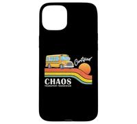 Custodia per iPhone 15 Plus Retro School Bus Driver Certified Chaos Transport Technician