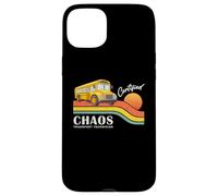 Custodia per iPhone 15 Plus Retro School Bus Driver Certified Chaos Transport Technician
