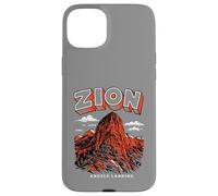 Custodia per iPhone 15 Plus Retro Zion National Park Vintage Style Angels Landing Utah