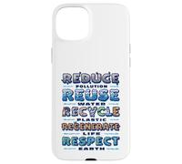 Custodia per iPhone 15 Plus Ridurre il riutilizzo Riciclare Educazione Ambientale In