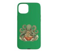 Custodia per iPhone 15 Plus Rilasciare il Ramen Eldritch Noodle Monster Art