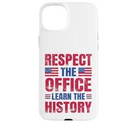 Custodia per iPhone 15 Plus Rispetta l'ufficio, impara la storia