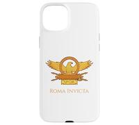 Custodia per iPhone 15 Plus Roma Invicta - Motto Legionario Romano - SPQR Legion Eagle