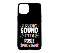 Custodia per iPhone 15 Plus ROSIE Personalized Women's Gift Custom ROSIE