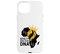 Custodia per iPhone 15 Plus Royalty corre nel mio DNA African Blood Legacy Black History