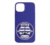 Custodia per iPhone 15 Plus Rügen Ostsee Island Vacanze Spiaggia Surf Souvenir