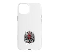 Custodia per iPhone 15 Plus Sacro Cuore Bruciante Con Misericordia Croce Gotica