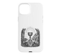 Custodia per iPhone 15 Plus Sacro Graal Leggenda Arturiana Sacro Calice Line Art