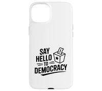 Custodia per iPhone 15 Plus Saluta la democrazia