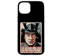Custodia per iPhone 15 Plus Samurai giapponese Ukiyo-e Anime Retro Giappone Bushido Souvenir