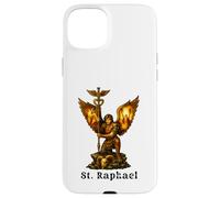 Custodia per iPhone 15 Plus San Arcangelo Raffaele Arte Cristiana Fede