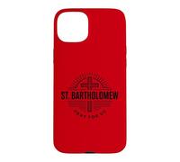 Custodia per iPhone 15 Plus San Bartolomeo Prega per Noi Santo Patrono Cattolico