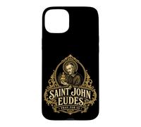 Custodia per iPhone 15 Plus San Giovanni Eudes Sacro Cuore di Gesù Cattolico San Francese