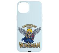 Custodia per iPhone 15 Plus San Michele Arcangelo è il mio Wingman Catholic Art St