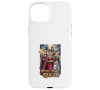 Custodia per iPhone 15 Plus Santa cattolica prega come una regina Donne religiose