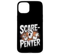 Custodia per iPhone 15 Plus Scarepenter - Divertente gioco di parole per Halloween da falegname