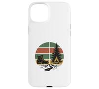 Custodia per iPhone 15 Plus Scarponi da trekking Falò natura Avventura